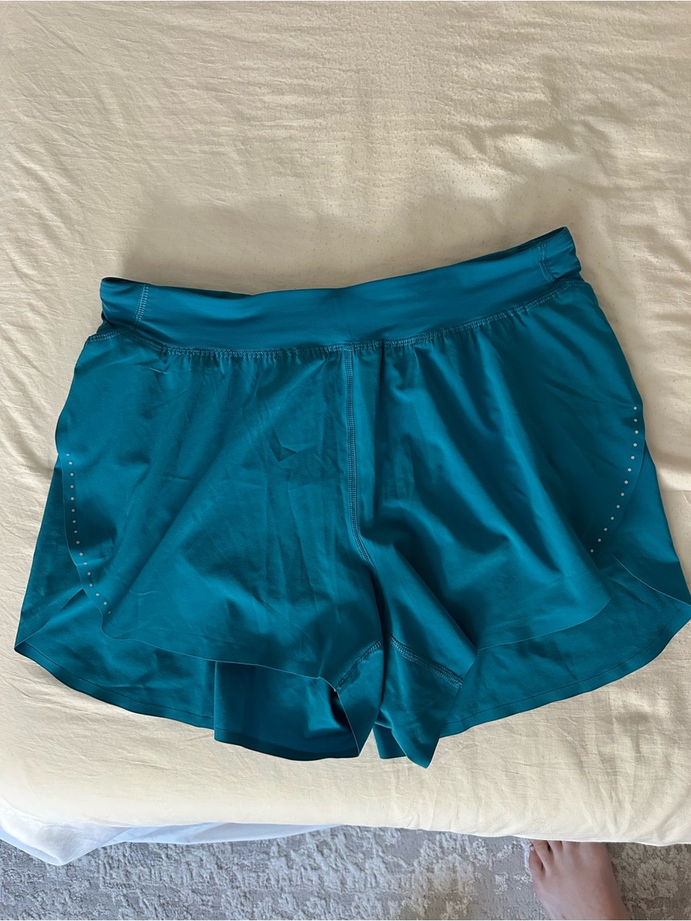 lululemon athletica Fast and Free Shorts 3”- Teal Blue
